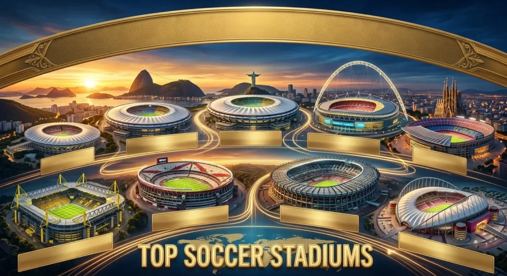 Few world's best soccer stadiums